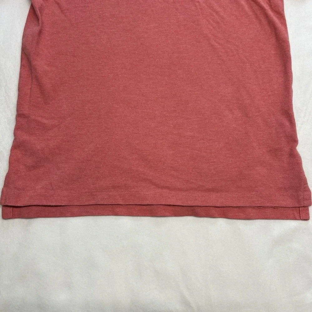 Polo Ralph Lauren Vintage Men's Coral Size Small Short Sleeve Polo Shirt